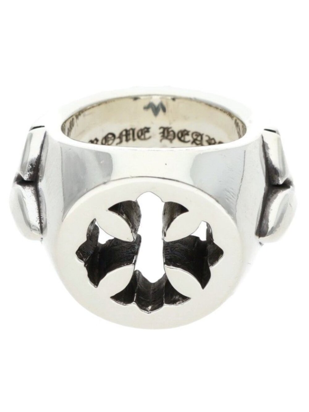 Chrome Hearts Open Pls Plus Silver Ring